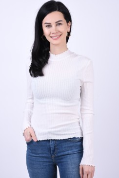 Bluza Dama Noisy May Berry High Neck Sugar Swizzie